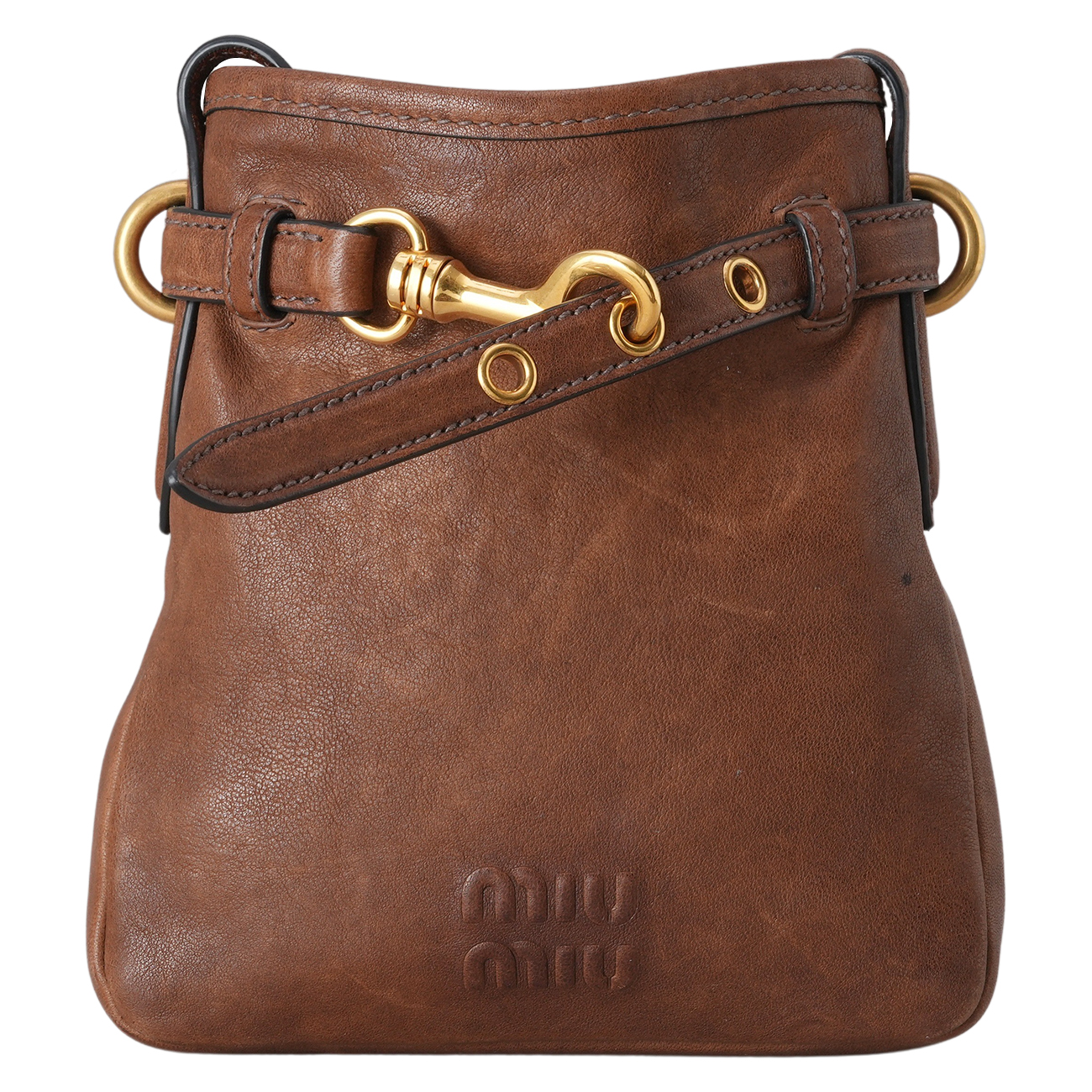 MIU MIU(USED)미우미우 나파 가죽 파우치